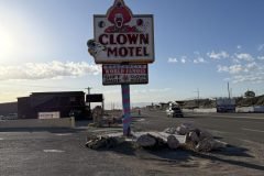 Area 51 Spring Break Trip 2026 - haunted Clown motel, Tonopah, Nevada. https://technowanderer.com/?p=9215  Adventures of Thomas and Cian, April 16, 2026.  https://technotink.net/adventures/  No use of photos or media without permission (c) 2026 Thomas Baurley, Techno Tink media www.technotink.com. All rights reserved.