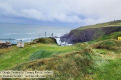 The Dunbeg Ring Fort, Dingle Peninsula, Kerry, Ireland. Monday, 18 December 2023. Adventures in County Cork and County Kerry, Ireland. Photos by Thomas Baurley, Techno Tink Media.