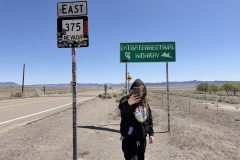 Area 51 Spring Break Trip 2026 - Extraterrestrial highway, rachel, Nevada. https://technowanderer.com/?p=8308 Adventures of Thomas and Cian, April 17, 2026.  https://technotink.net/adventures/  No use of photos or media without permission (c) 2026 Thomas Baurley, Techno Tink media www.technotink.com. All rights reserved.
