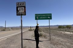 Area 51 Spring Break Trip 2026 - Extraterrestrial highway, rachel, Nevada. https://technowanderer.com/?p=8308 Adventures of Thomas and Cian, April 17, 2026.  https://technotink.net/adventures/  No use of photos or media without permission (c) 2026 Thomas Baurley, Techno Tink media www.technotink.com. All rights reserved.