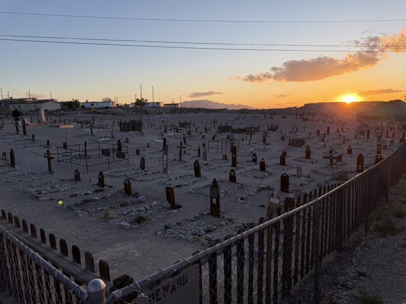 Area 51 Spring Break Trip 2026 - haunted old Tonopah Cemetery, Tonopah, Nevada. https://technowanderer.com/?p=9213  Adventures of Thomas and Cian, April 16, 2026.  https://technotink.net/adventures/  No use of photos or media without permission (c) 2026 Thomas Baurley, Techno Tink media www.technotink.com. All rights reserved.