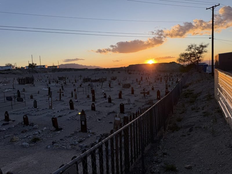 Area 51 Spring Break Trip 2026 - haunted old Tonopah Cemetery, Tonopah, Nevada. https://technowanderer.com/?p=9213  Adventures of Thomas and Cian, April 16, 2026.  https://technotink.net/adventures/  No use of photos or media without permission (c) 2026 Thomas Baurley, Techno Tink media www.technotink.com. All rights reserved.
