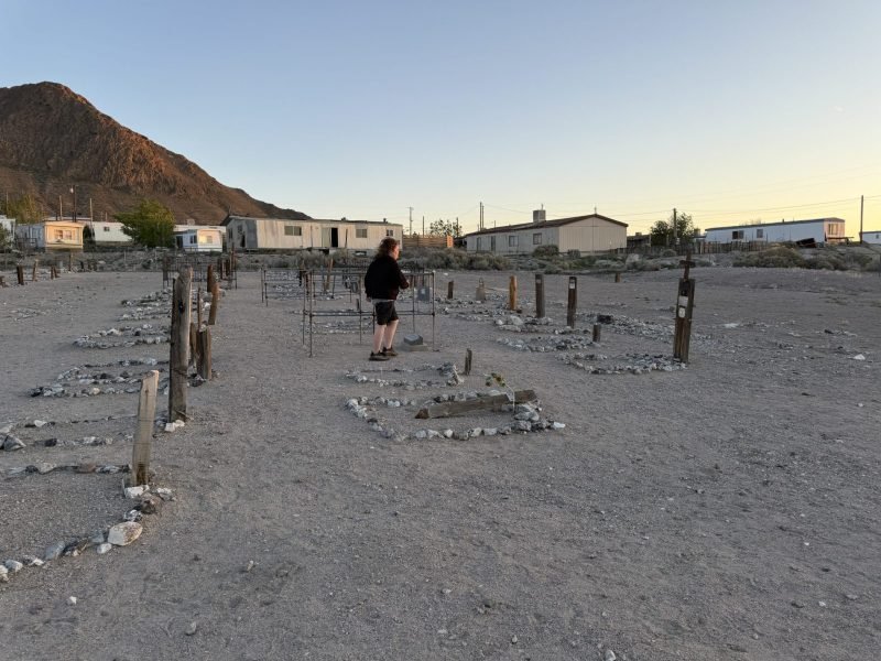 Area 51 Spring Break Trip 2026 - haunted old Tonopah Cemetery, Tonopah, Nevada. https://technowanderer.com/?p=9213  Adventures of Thomas and Cian, April 16, 2026.  https://technotink.net/adventures/  No use of photos or media without permission (c) 2026 Thomas Baurley, Techno Tink media www.technotink.com. All rights reserved.