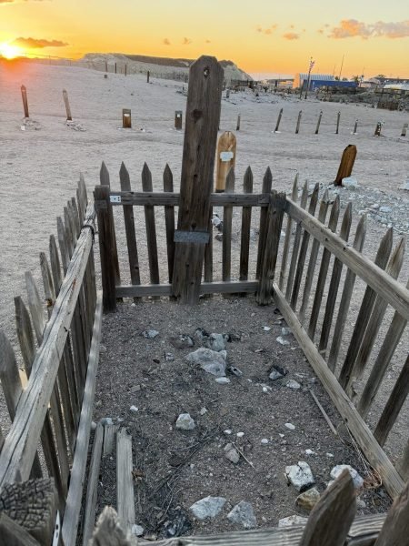 Area 51 Spring Break Trip 2026 - haunted old Tonopah Cemetery, Tonopah, Nevada. https://technowanderer.com/?p=9213  Adventures of Thomas and Cian, April 16, 2026.  https://technotink.net/adventures/  No use of photos or media without permission (c) 2026 Thomas Baurley, Techno Tink media www.technotink.com. All rights reserved.