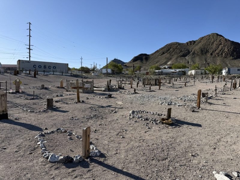Area 51 Spring Break Trip 2026 - haunted old Tonopah Cemetery, Tonopah, Nevada. https://technowanderer.com/?p=9213  Adventures of Thomas and Cian, April 17, 2026.  https://technotink.net/adventures/  No use of photos or media without permission (c) 2026 Thomas Baurley, Techno Tink media www.technotink.com. All rights reserved.