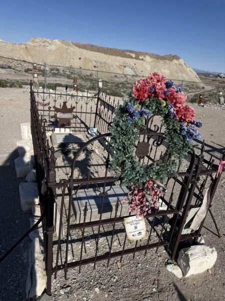 Area 51 Spring Break Trip 2026 - haunted old Tonopah Cemetery, Tonopah, Nevada. https://technowanderer.com/?p=9213  Adventures of Thomas and Cian, April 17, 2026.  https://technotink.net/adventures/  No use of photos or media without permission (c) 2026 Thomas Baurley, Techno Tink media www.technotink.com. All rights reserved.