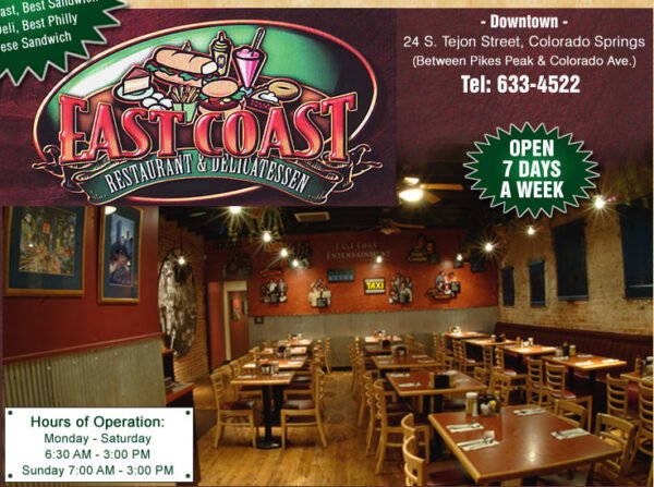 East Coast Deli and Restaurant (Colorado Springs)