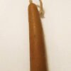 Taper/Candlestick: Beeswax, Natural.  hand-made - single or pair candlestick: 8-9" - Image 4