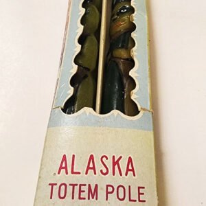 Pair of 12" Alaska Totem Pole Candlesticks