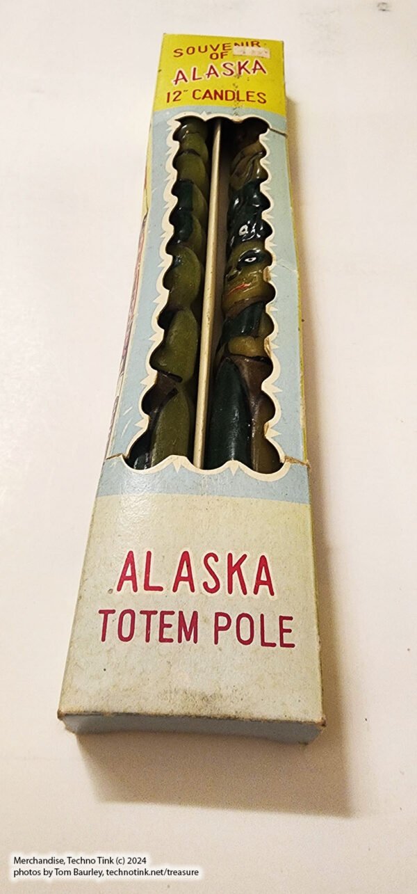 Pair of 12" Alaska Totem Pole Candlesticks