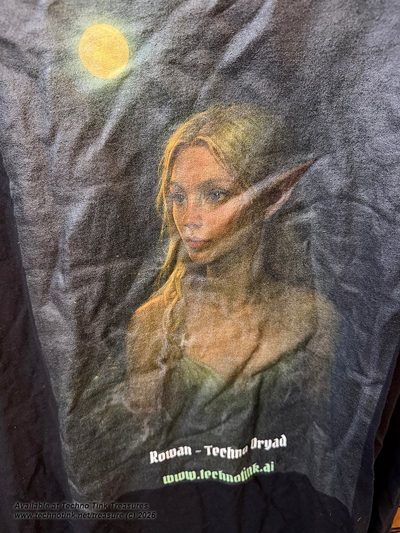 Shirt - T Shirt : Rowan - Techno Dryad - Image 7